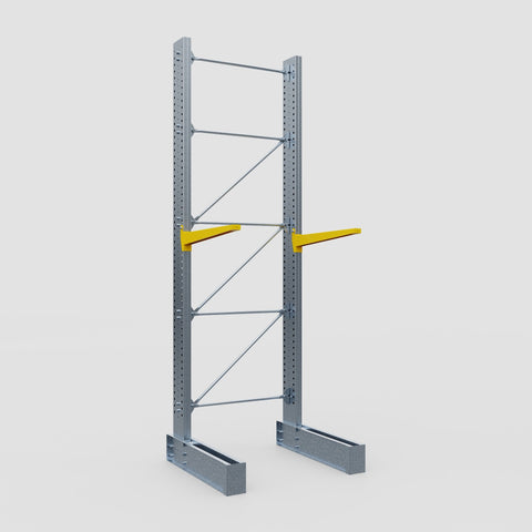 Cantilever Rack - Single Sided - Super Heavy Duty - Powder Coated - Full Bay - Height 4877mm