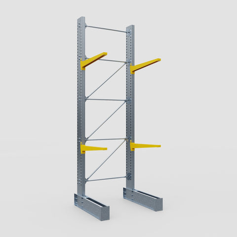 Cantilever Rack - Single Sided - Super Heavy Duty - Powder Coated - Full Bay - Height 4877mm