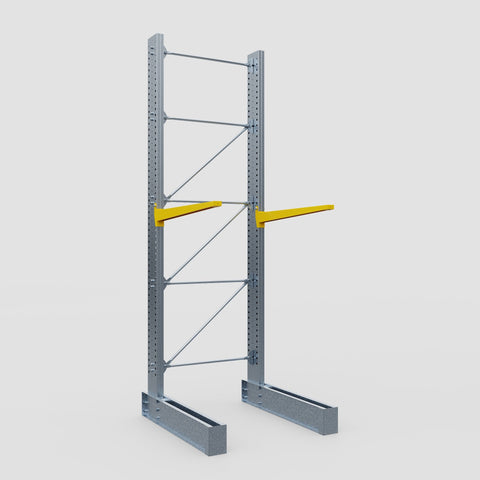 Cantilever Rack - Single Sided - Super Heavy Duty - Powder Coated - Full Bay - Height 4877mm