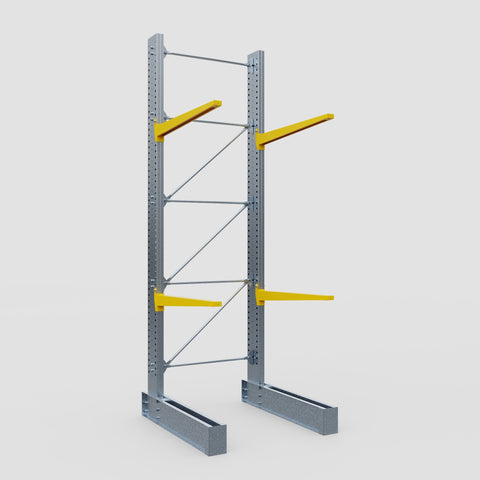 Cantilever Rack - Single Sided - Super Heavy Duty - Powder Coated - Full Bay - Height 4877mm