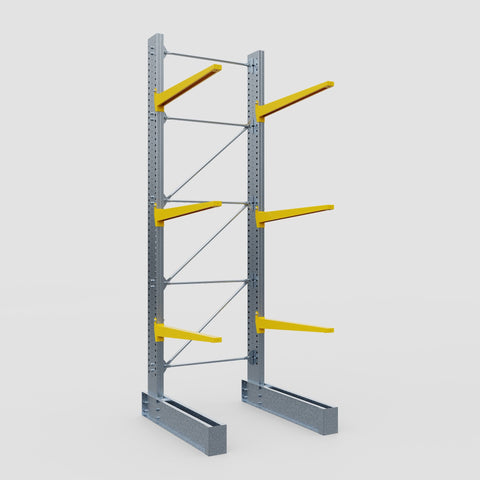 Cantilever Rack - Single Sided - Super Heavy Duty - Powder Coated - Full Bay - Height 4877mm