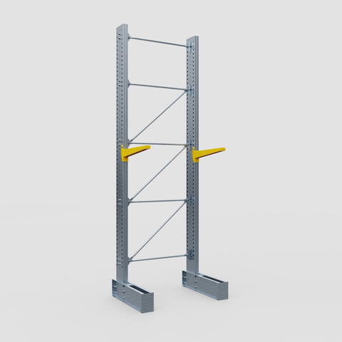 Cantilever Rack - Single Sided - Super Heavy Duty - Powder Coated - Full Bay - Height 4877mm