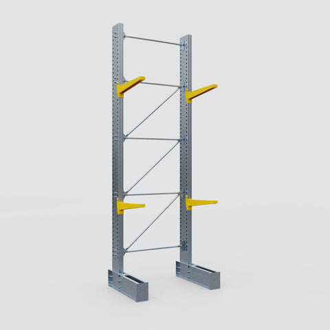 Cantilever Rack - Single Sided - Super Heavy Duty - Powder Coated - Full Bay - Height 4877mm