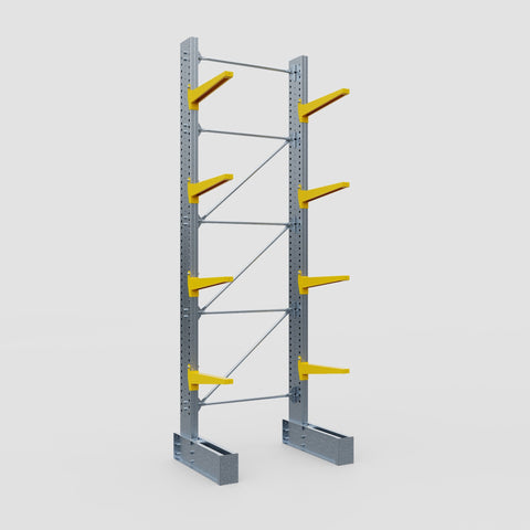 Cantilever Rack - Single Sided - Super Heavy Duty - Powder Coated - Full Bay - Height 4877mm
