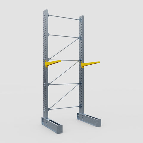 Cantilever Rack - Single Sided - Super Heavy Duty - Powder Coated - Full Bay - Height 4877mm