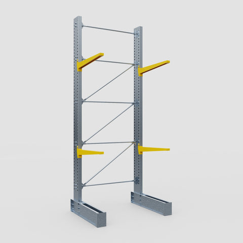 Cantilever Rack - Single Sided - Super Heavy Duty - Powder Coated - Full Bay - Height 4877mm