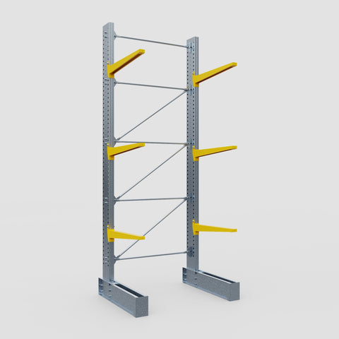 Cantilever Rack - Single Sided - Super Heavy Duty - Powder Coated - Full Bay - Height 4877mm