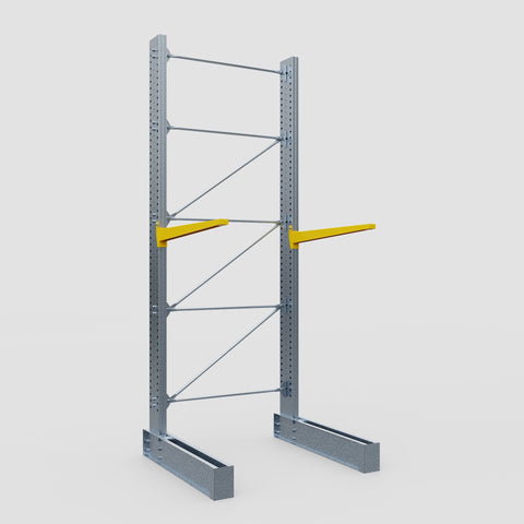 Cantilever Rack - Single Sided - Super Heavy Duty - Powder Coated - Full Bay - Height 4877mm