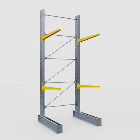 Cantilever Rack - Single Sided - Super Heavy Duty - Powder Coated - Full Bay - Height 4877mm