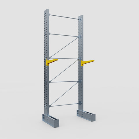 Cantilever Rack - Single Sided - Super Heavy Duty - Powder Coated - Full Bay - Height 4877mm