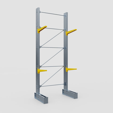 Cantilever Rack - Single Sided - Super Heavy Duty - Powder Coated - Full Bay - Height 4877mm