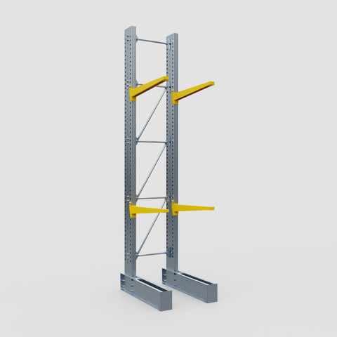 Cantilever Rack - Single Sided - Super Heavy Duty - Powder Coated - Full Bay - Height 4877mm