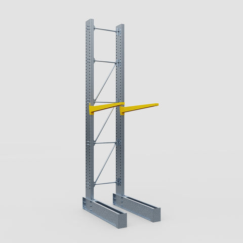 Cantilever Rack - Single Sided - Super Heavy Duty - Powder Coated - Full Bay - Height 4877mm