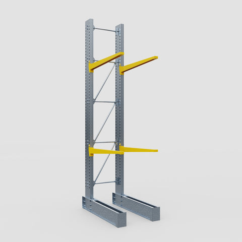 Cantilever Rack - Single Sided - Super Heavy Duty - Powder Coated - Full Bay - Height 4877mm