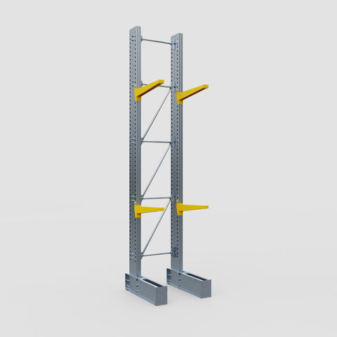 Cantilever Rack - Single Sided - Super Heavy Duty - Powder Coated - Full Bay - Height 4877mm