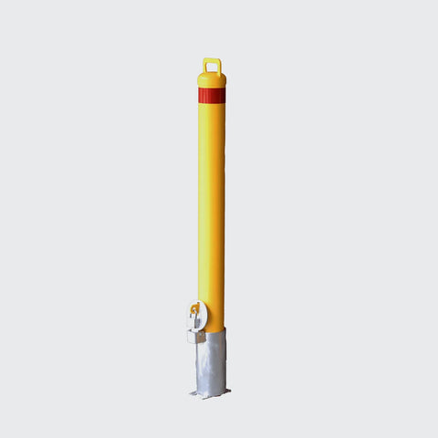 In-Ground Removable Lockable Safety Bollard - 90mm Diameter