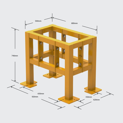 EV356 - Column Protector (Rectangle) - 740mm High