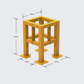 EV372 - Column Protector (Square) 1000mm High