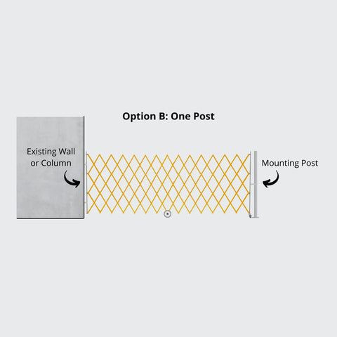 GV510 - Expandable Barrier Mounting Post
