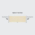 GV510 - Expandable Barrier Mounting Post