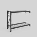 Longspan Metal Shelving - 1000mm High - Add-On Bay - Mesh Shelf
