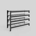 Longspan Metal Shelving - 1000mm High - Add-On Bay - Mesh Shelf