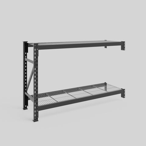 Longspan Metal Shelving - 1000mm High - Add-On Bay - Mesh Shelf