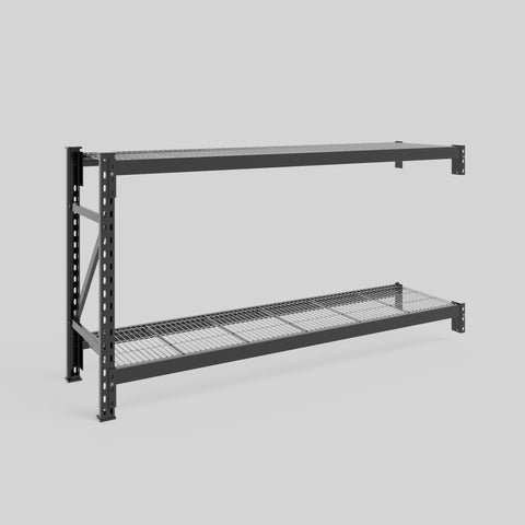 Longspan Metal Shelving - 1000mm High - Add-On Bay - Mesh Shelf