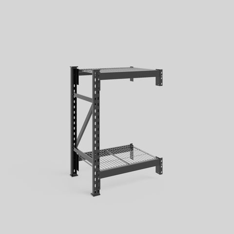 Longspan Metal Shelving - 1000mm High - Add-On Bay - Mesh Shelf