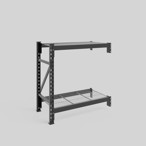 Longspan Metal Shelving - 1000mm High - Add-On Bay - Mesh Shelf