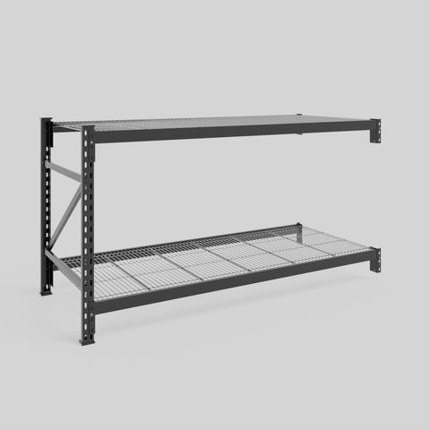 Longspan Metal Shelving - 1000mm High - Add-On Bay - Mesh Shelf