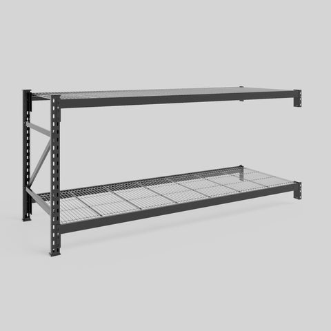 Longspan Metal Shelving - 1000mm High - Add-On Bay - Mesh Shelf