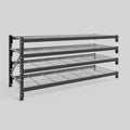 Longspan Metal Shelving - 1000mm High - Add-On Bay - Mesh Shelf