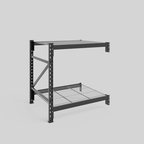 Longspan Metal Shelving - 1000mm High - Add-On Bay - Mesh Shelf