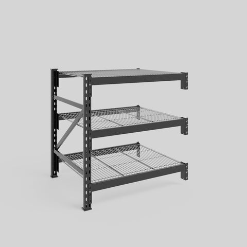Longspan Metal Shelving - 1000mm High - Add-On Bay - Mesh Shelf