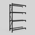 Longspan Metal Shelving - 2100mm High - Add-On Bay - Mesh Shelf