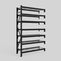 Longspan Metal Shelving - 2100mm High - Add-On Bay - Mesh Shelf