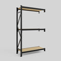 Longspan Metal Shelving - 2100mm High - Add-On Bay - Particleboard Shelf