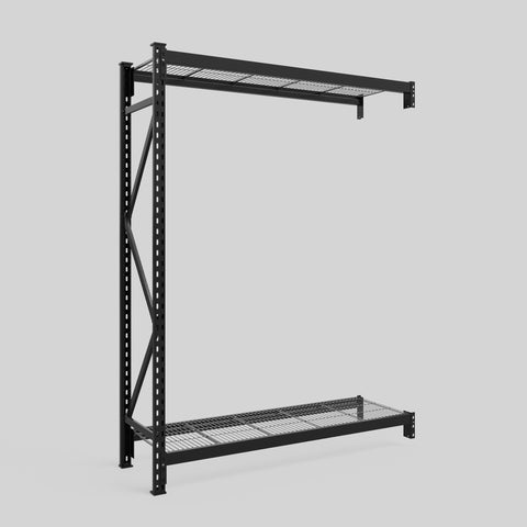 Longspan Metal Shelving - 2100mm High - Add-On Bay - Mesh Shelf