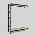 Longspan Metal Shelving - 2100mm High - Add-On Bay - Particleboard Shelf