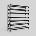 Longspan Metal Shelving - 2100mm High - Add-On Bay - Mesh Shelf