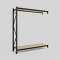 Longspan Metal Shelving - 2100mm High - Add-On Bay - Particleboard Shelf