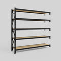 Longspan Metal Shelving - 2100mm High - Add-On Bay - Particleboard Shelf