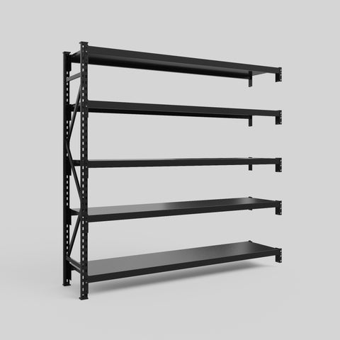 Longspan Metal Shelving - 2100mm High - Add-On Bay - Steel Shelf