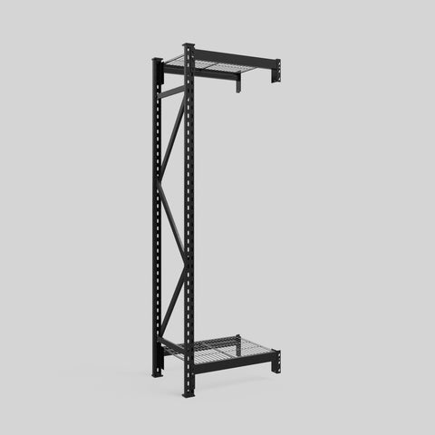 Longspan Metal Shelving - 2100mm High - Add-On Bay - Mesh Shelf