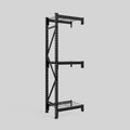 Longspan Metal Shelving - 2100mm High - Add-On Bay - Mesh Shelf