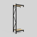 Longspan Metal Shelving - 2100mm High - Add-On Bay - Particleboard Shelf