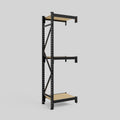 Longspan Metal Shelving - 2100mm High - Add-On Bay - Particleboard Shelf