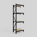 Longspan Metal Shelving - 2100mm High - Add-On Bay - Particleboard Shelf
