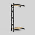 Longspan Metal Shelving - 2100mm High - Add-On Bay - Particleboard Shelf